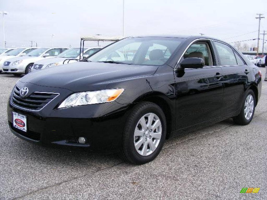 2007 Camry XLE V6 - Black / Ash photo #7