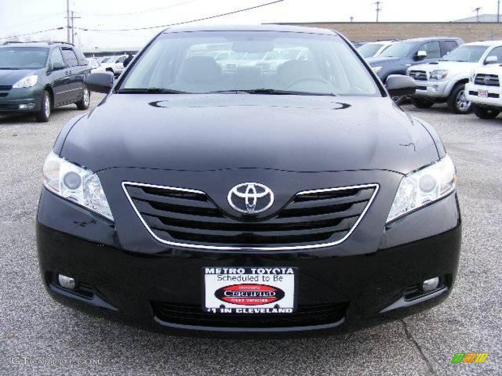 2007 Camry XLE V6 - Black / Ash photo #8