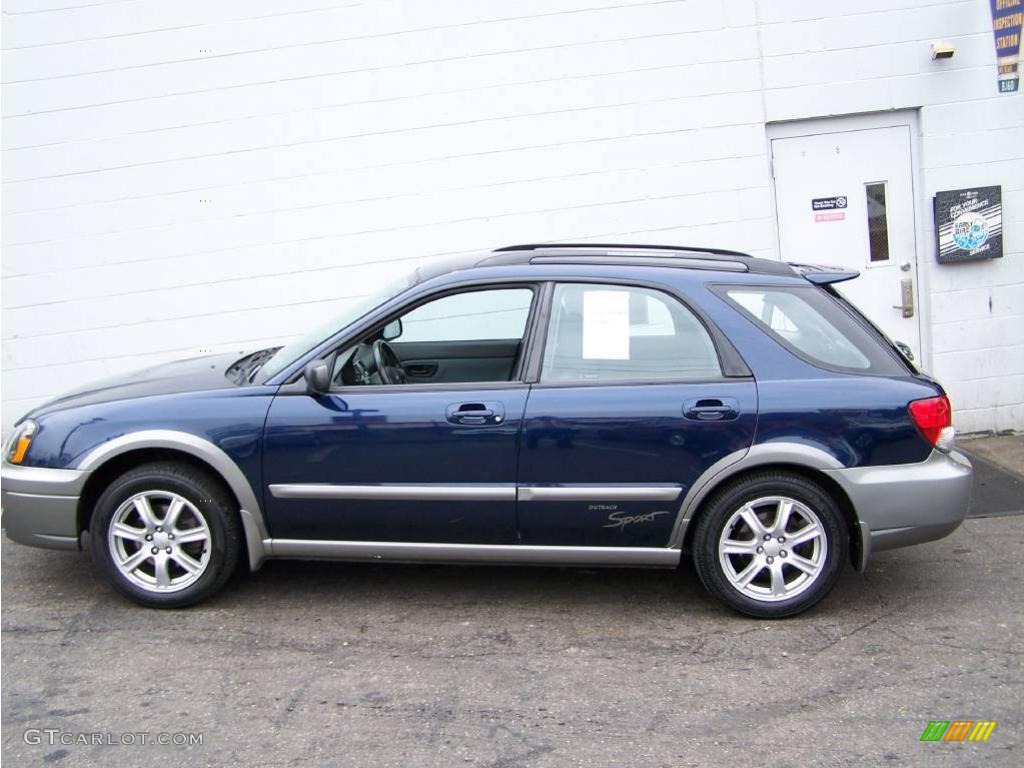 2005 Regal Blue Pearl Subaru Impreza Outback Sport Wagon 21450485