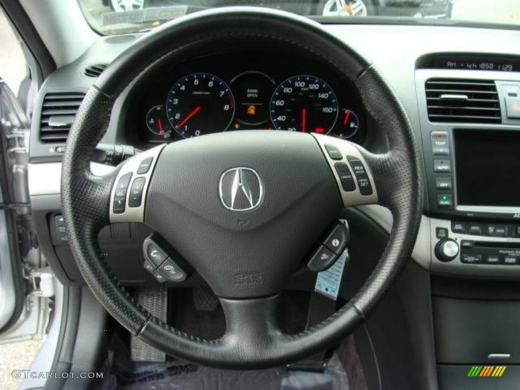 2008 TSX Sedan - Alabaster Silver Metallic / Ebony photo #10