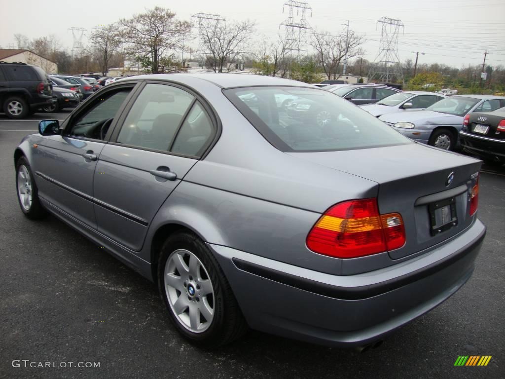 2005 3 Series 325i Sedan - Silver Grey Metallic / Black photo #9