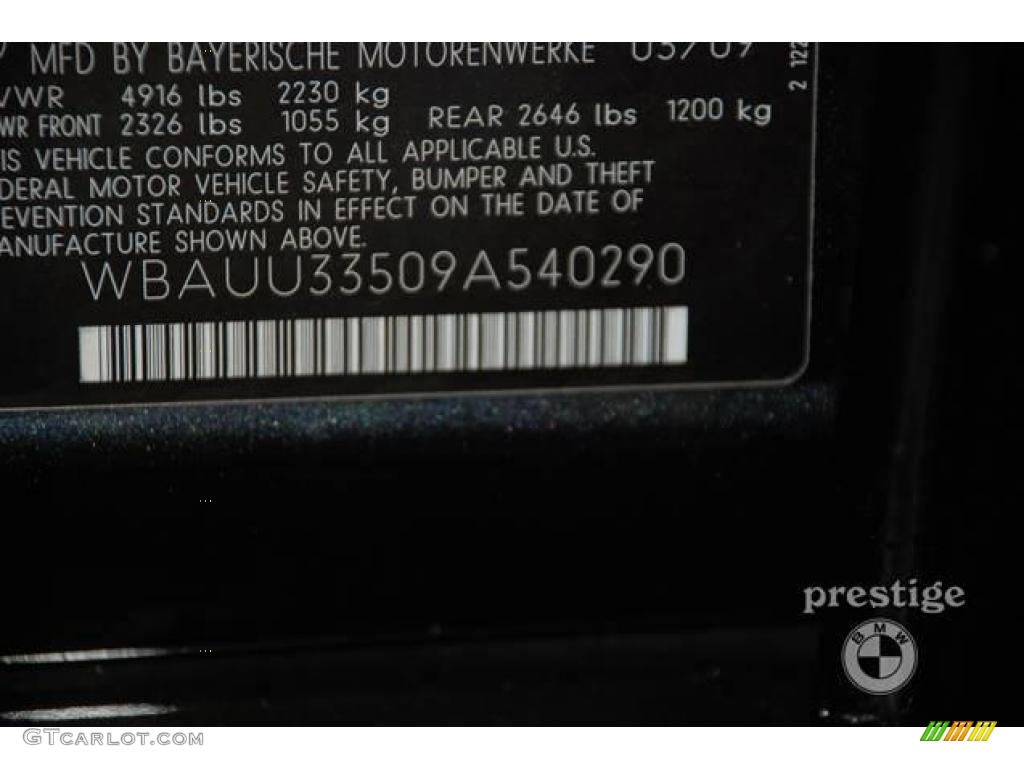 2009 3 Series 328xi Sport Wagon - Black Sapphire Metallic / Black photo #8