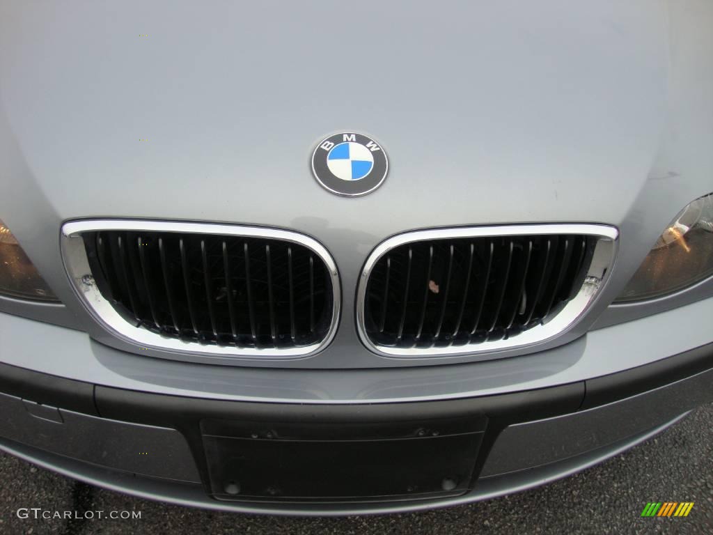 2005 3 Series 325i Sedan - Silver Grey Metallic / Black photo #31