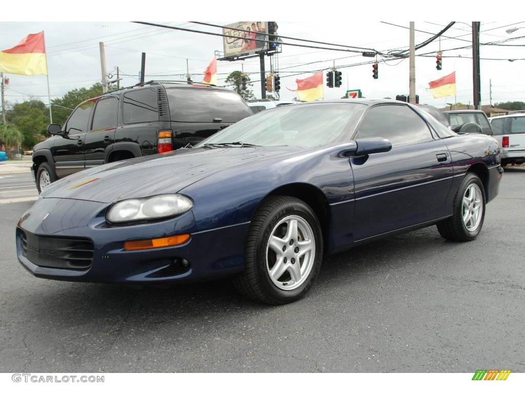 1999 Camaro Coupe - Navy Blue Metallic / Dark Gray photo #4