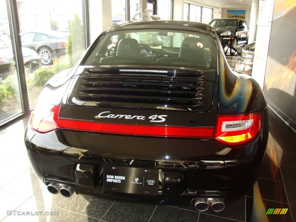 2010 911 Carrera 4S Coupe - Black / Black photo #4