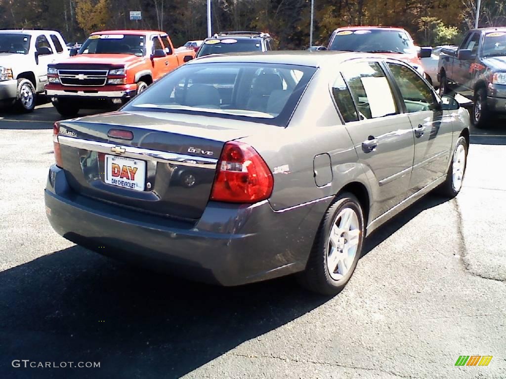2007 Malibu LT Sedan - Dark Gray Metallic / Titanium Gray photo #4