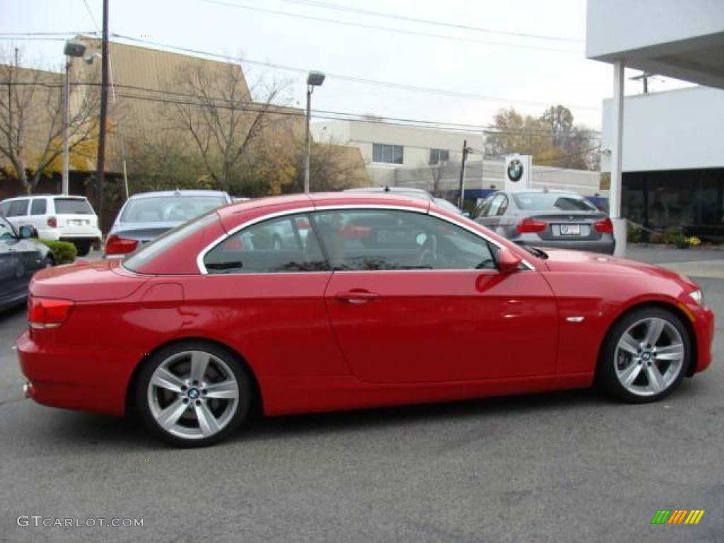 2009 3 Series 335i Convertible - Crimson Red / Saddle Brown Dakota Leather photo #2