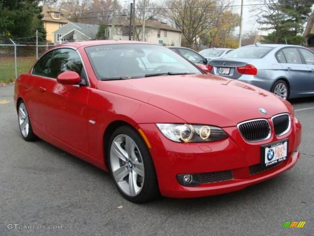 2009 3 Series 335i Convertible - Crimson Red / Saddle Brown Dakota Leather photo #4