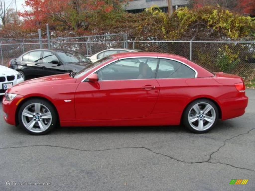 2009 3 Series 335i Convertible - Crimson Red / Saddle Brown Dakota Leather photo #9