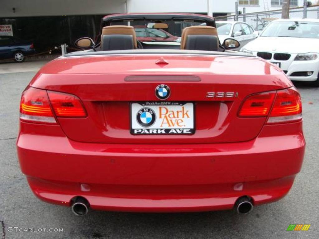 2009 3 Series 335i Convertible - Crimson Red / Saddle Brown Dakota Leather photo #12