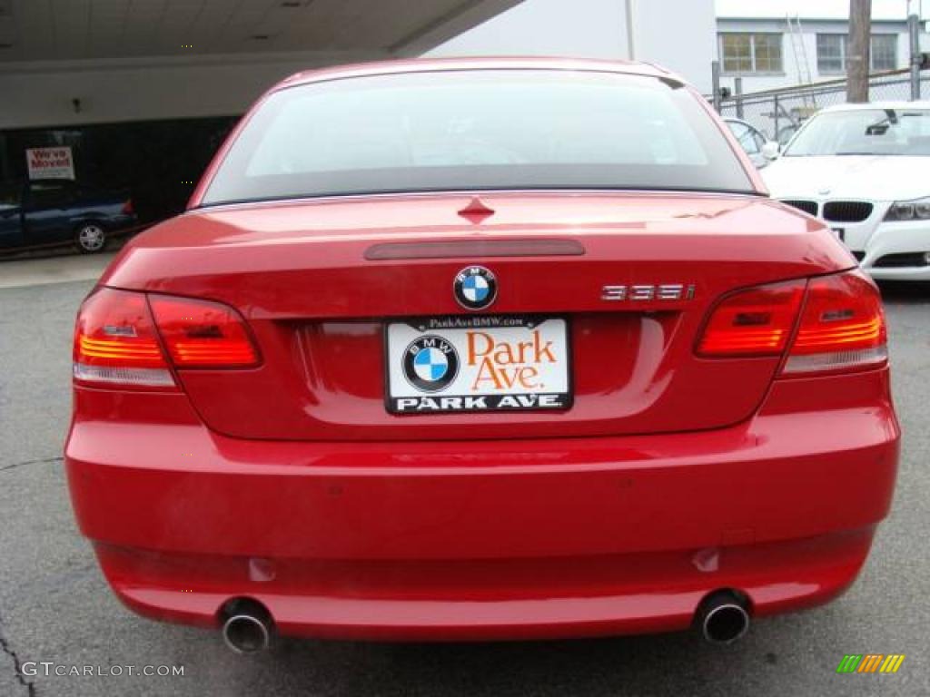 2009 3 Series 335i Convertible - Crimson Red / Saddle Brown Dakota Leather photo #13