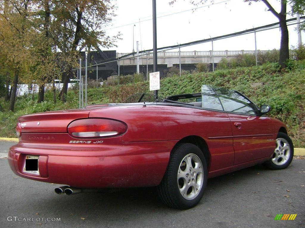 2000 Sebring JXi Convertible - Deep Cranberry Pearl / Agate photo #11