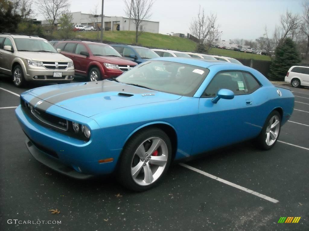 2010 Challenger SRT8 - B5 Blue Pearlcoat / Dark Slate Gray photo #4