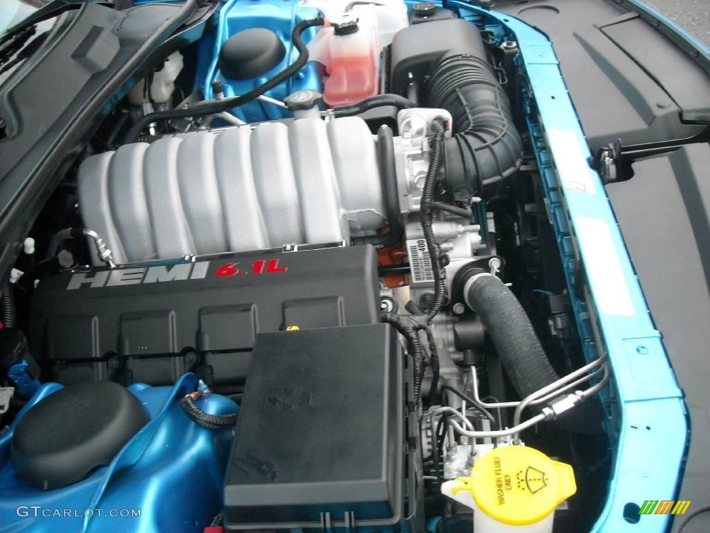 2010 Challenger SRT8 - B5 Blue Pearlcoat / Dark Slate Gray photo #15