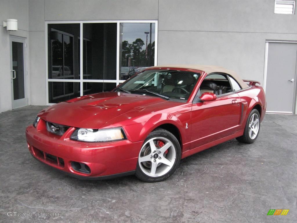 2003 Mustang Cobra Convertible - Redfire Metallic / Dark Charcoal/Medium Parchment photo #1