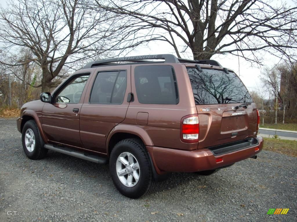 Burnt Copper Pearl 2004 Nissan Pathfinder SE 4x4 Exterior Photo #21475289
