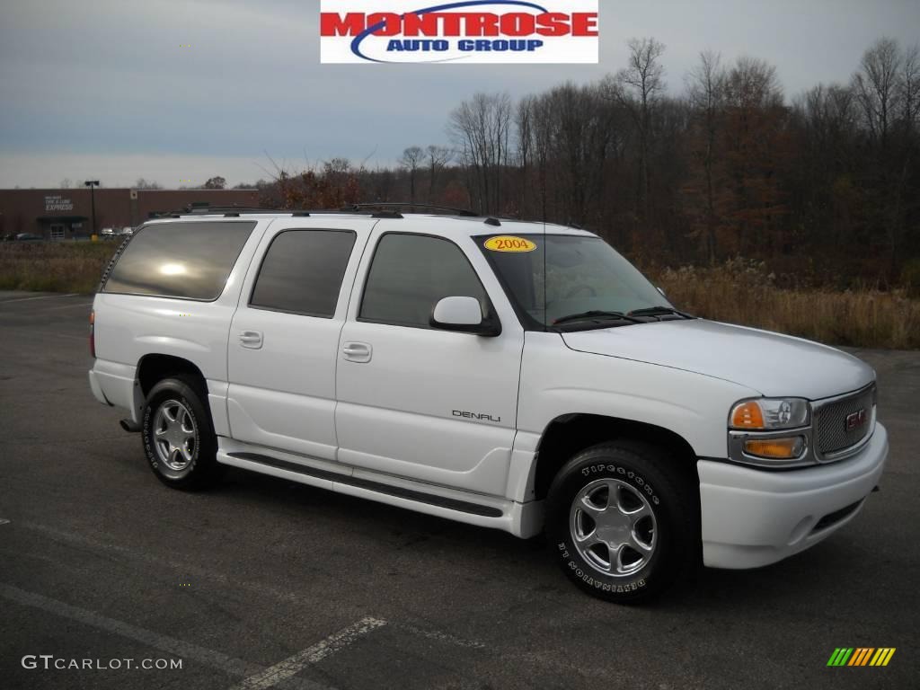 2004 Yukon XL Denali AWD - Summit White / Sandstone photo #20