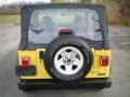 2000 Solar Yellow Jeep Wrangler SE 4x4  photo #4
