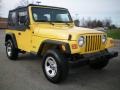 2000 Solar Yellow Jeep Wrangler SE 4x4  photo #7