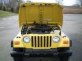 2000 Solar Yellow Jeep Wrangler SE 4x4  photo #16