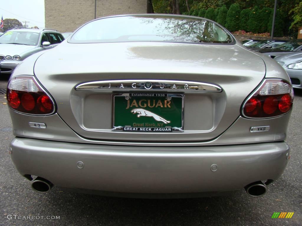 2006 XK XK8 Coupe - Satin Silver Metallic / Ivory photo #5