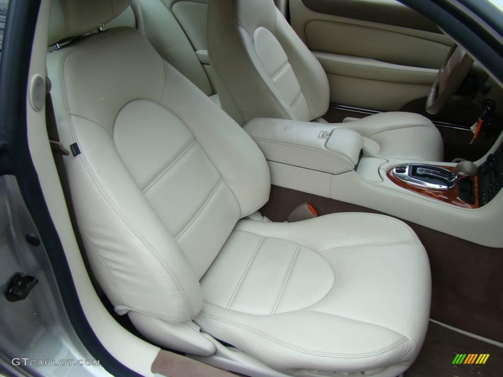 2006 XK XK8 Coupe - Satin Silver Metallic / Ivory photo #19