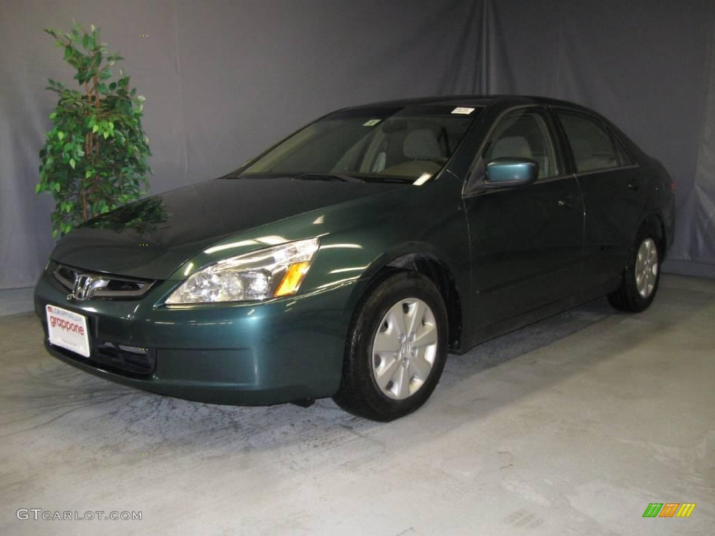 2003 Accord LX Sedan - Noble Green Pearl / Ivory photo #1