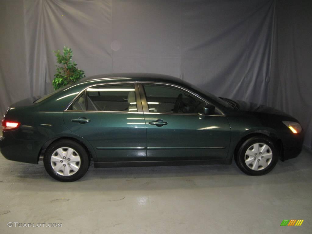 2003 Accord LX Sedan - Noble Green Pearl / Ivory photo #4
