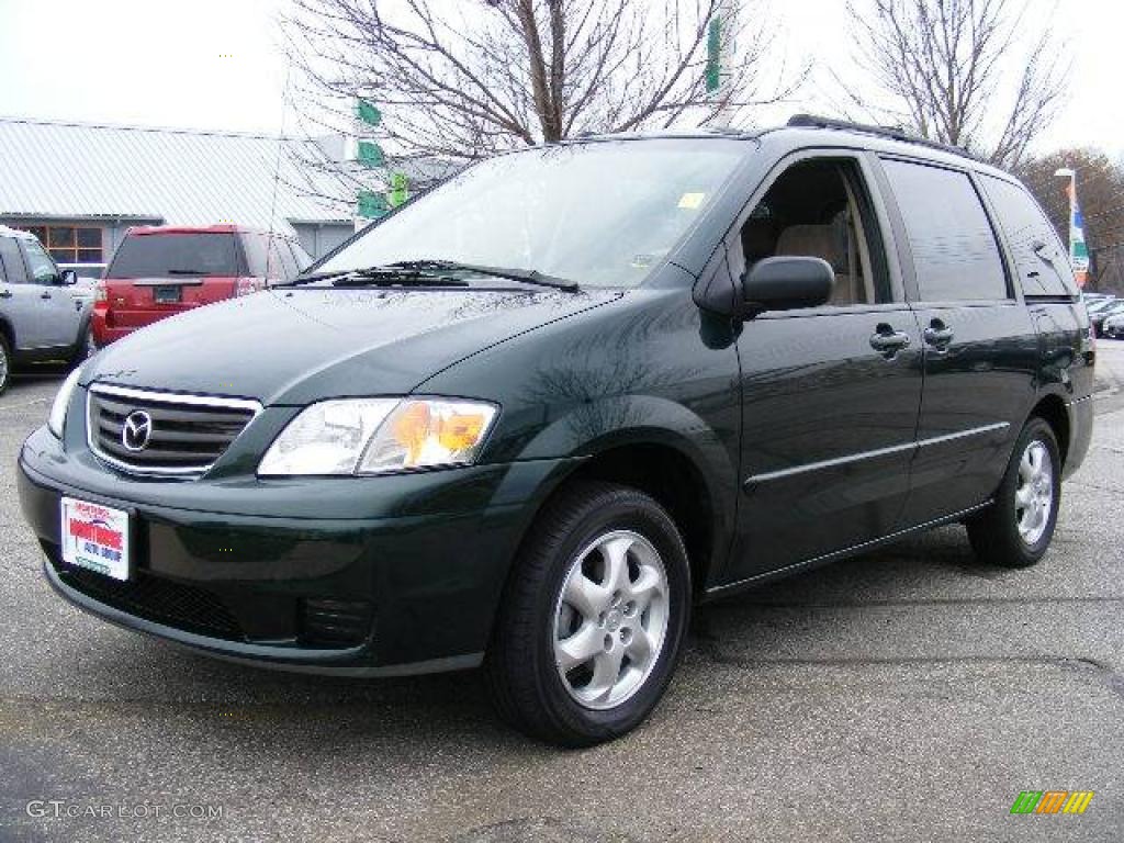 2000 MPV LX - Rainforest Green Mica / Beige photo #1