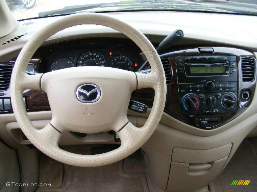2000 MPV LX - Rainforest Green Mica / Beige photo #17