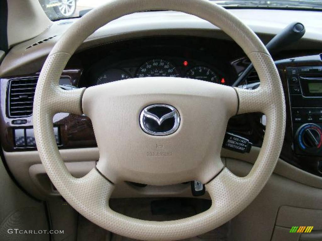 2000 MPV LX - Rainforest Green Mica / Beige photo #18