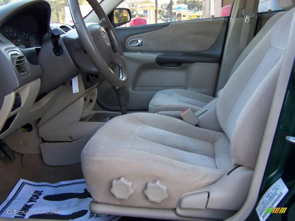 2001 Protege LX - Emerald Green Mica / Beige photo #23