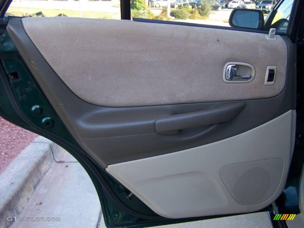 2001 Protege LX - Emerald Green Mica / Beige photo #29