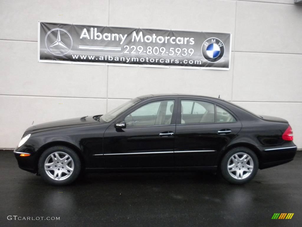 2004 E 320 Sedan - Black / Stone photo #1