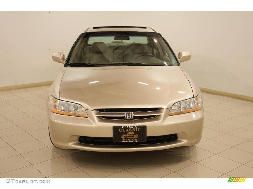2000 Accord EX V6 Sedan - Naples Gold Metallic / Ivory photo #2