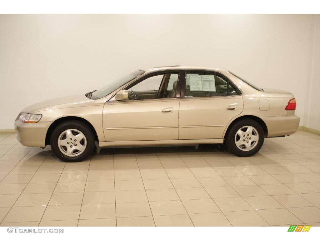 2000 Accord EX V6 Sedan - Naples Gold Metallic / Ivory photo #4