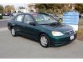 2001 Clover Green Honda Civic LX Sedan  photo #1