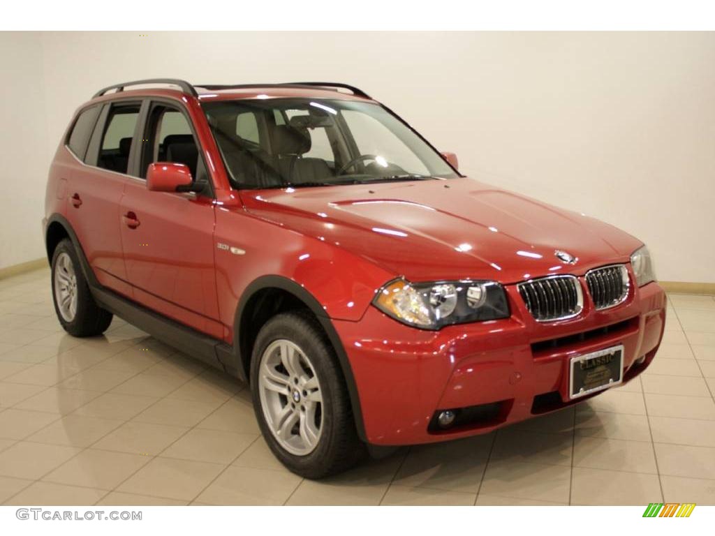 Flamenco Red Metallic BMW X3