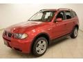 2006 Flamenco Red Metallic BMW X3 3.0i  photo #3