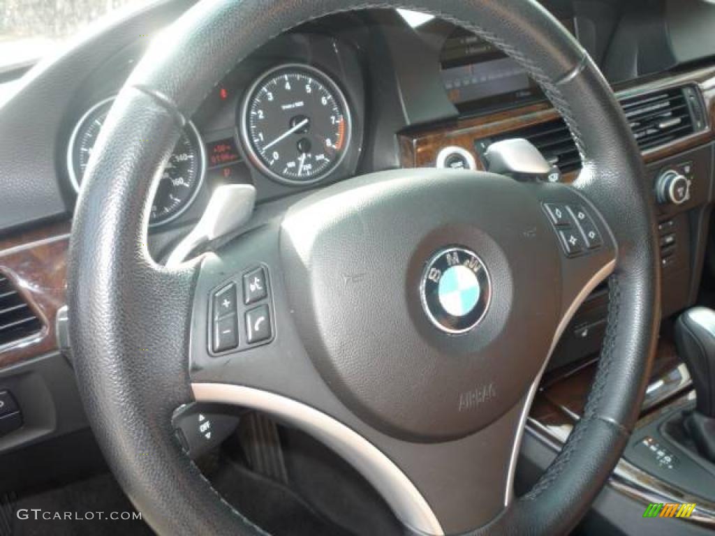 2007 3 Series 335i Sedan - Black Sapphire Metallic / Terra/Black Dakota Leather photo #19