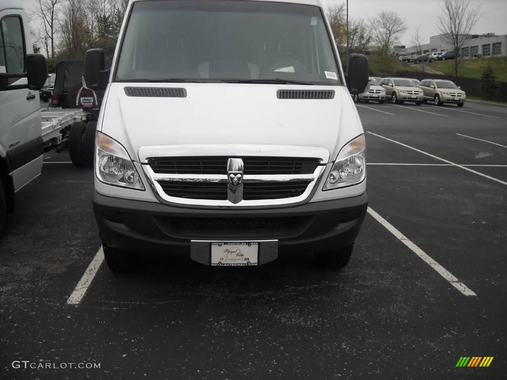 2009 Sprinter Van 3500 High Roof Cargo - Arctic White / Gray photo #3