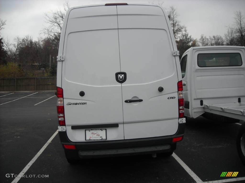 2009 Sprinter Van 3500 High Roof Cargo - Arctic White / Gray photo #5