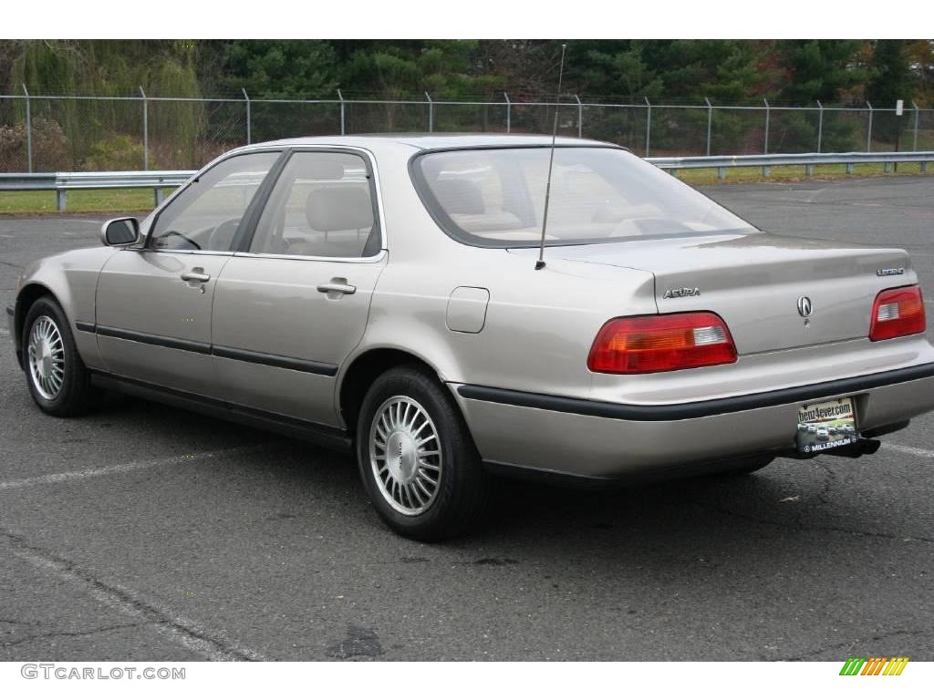 1992 Legend L Sedan - Seattle Silver Metallic / Beige photo #7