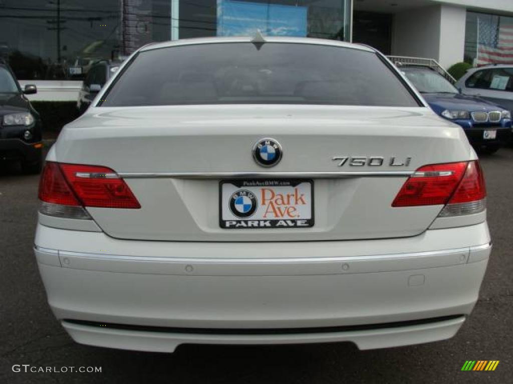 2007 7 Series 750Li Sedan - Alpine White / Cream Beige photo #7