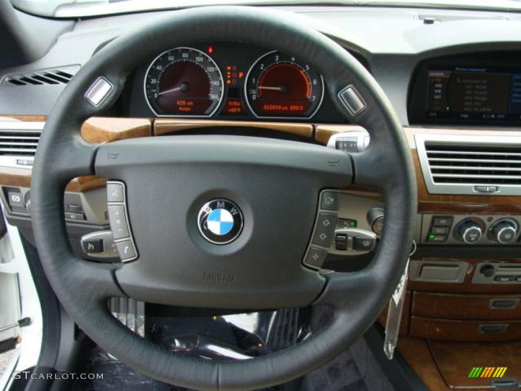 2007 7 Series 750Li Sedan - Alpine White / Cream Beige photo #13