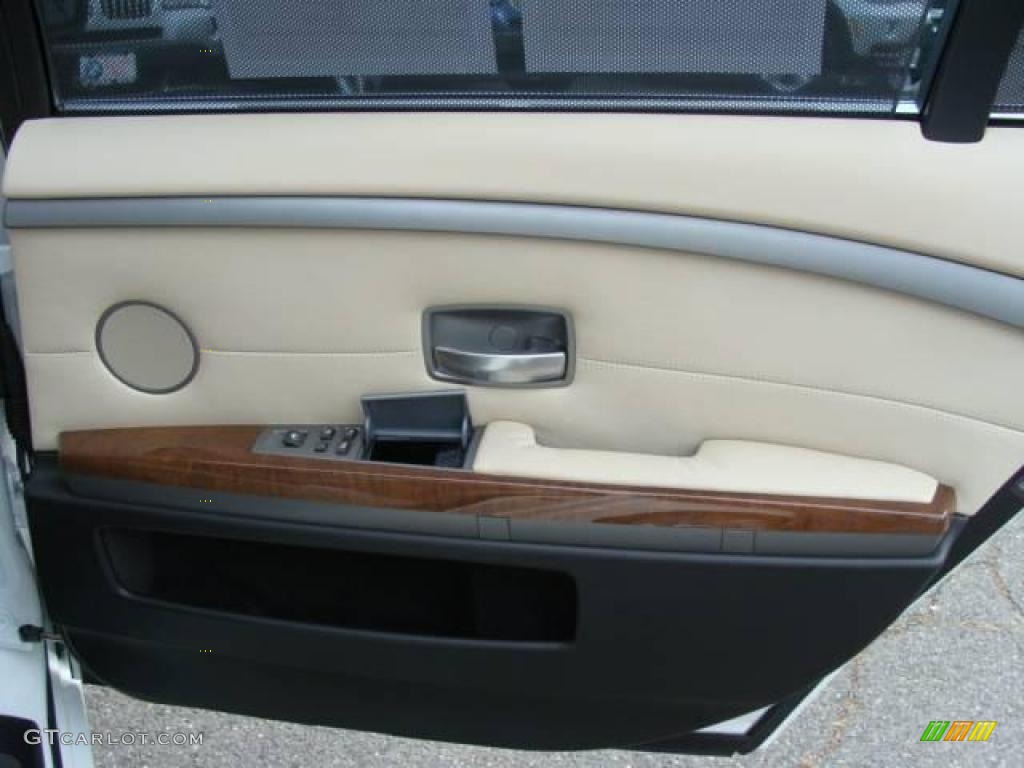 2007 7 Series 750Li Sedan - Alpine White / Cream Beige photo #19