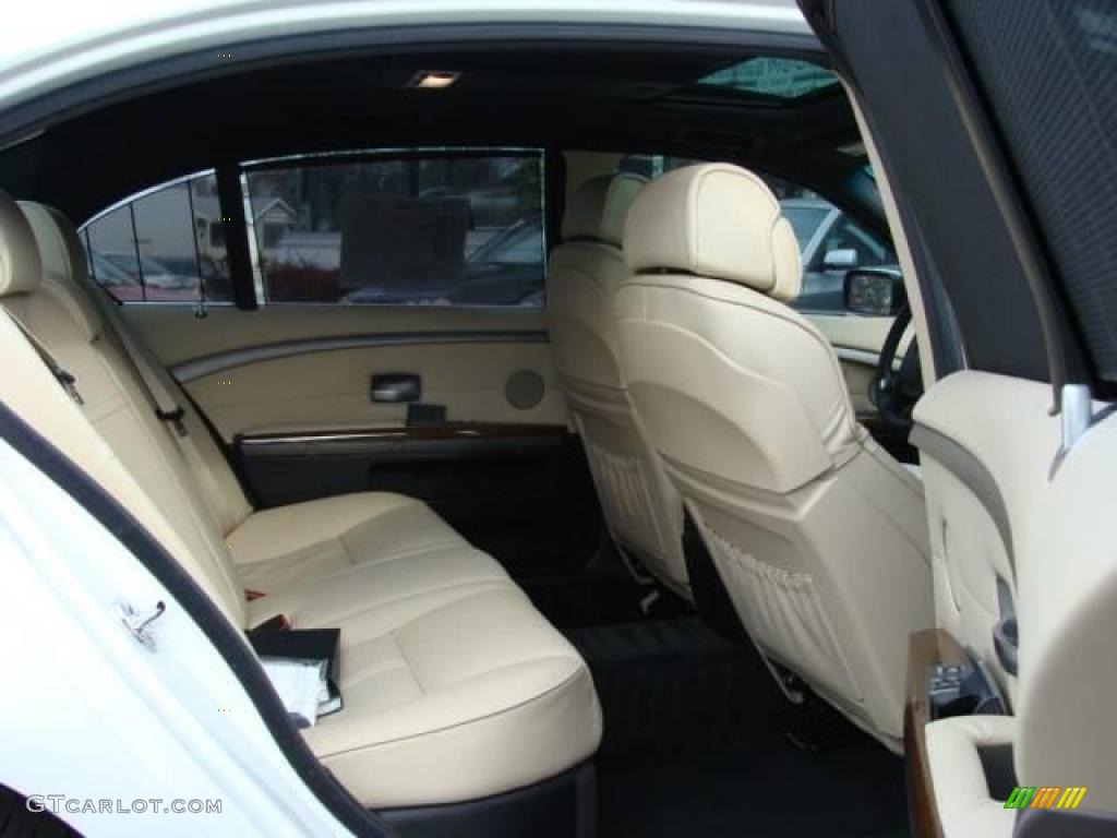 2007 7 Series 750Li Sedan - Alpine White / Cream Beige photo #20