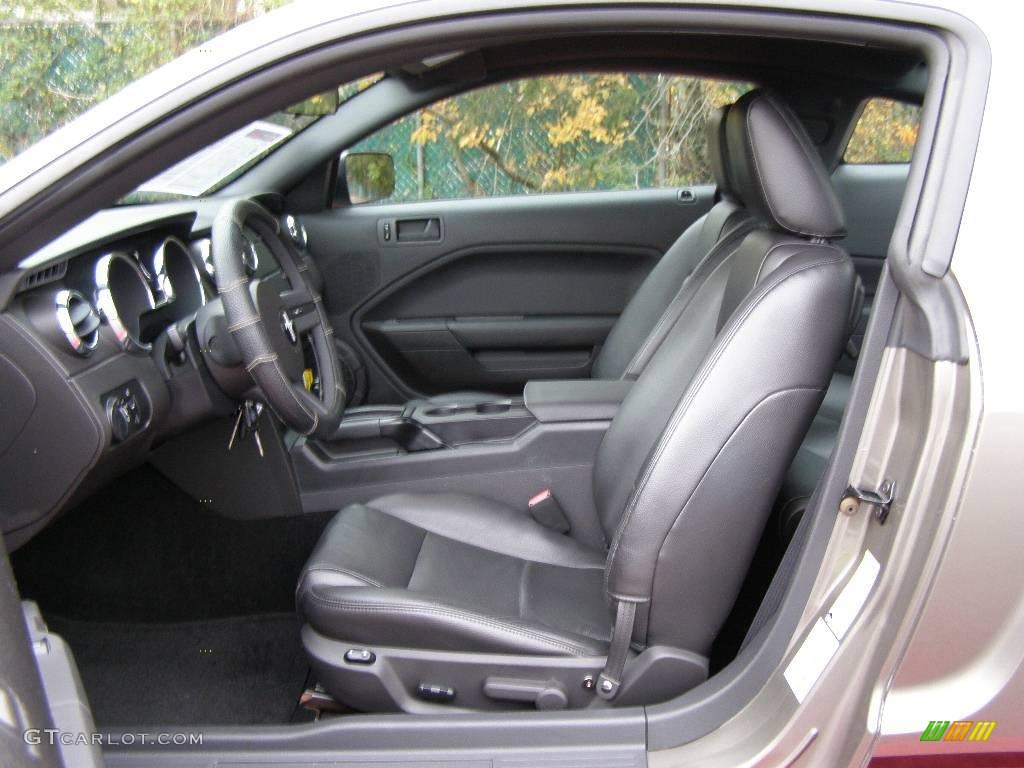 2005 Mustang V6 Premium Coupe - Mineral Grey Metallic / Dark Charcoal photo #13