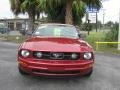2007 Redfire Metallic Ford Mustang V6 Premium Convertible  photo #9