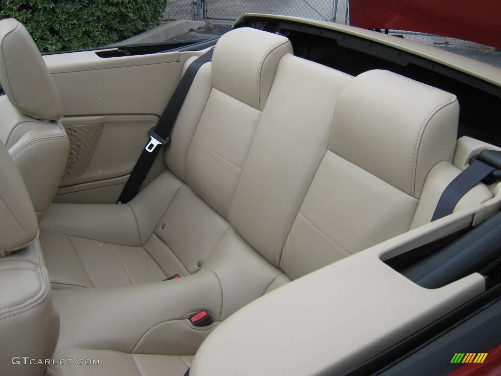 2007 Mustang V6 Premium Convertible - Redfire Metallic / Medium Parchment photo #23